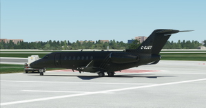 Cessna Longitude Black Stripe Livery thumbnail 4