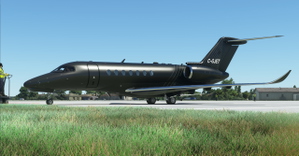 Cessna Longitude Black Stripe Livery thumbnail 3