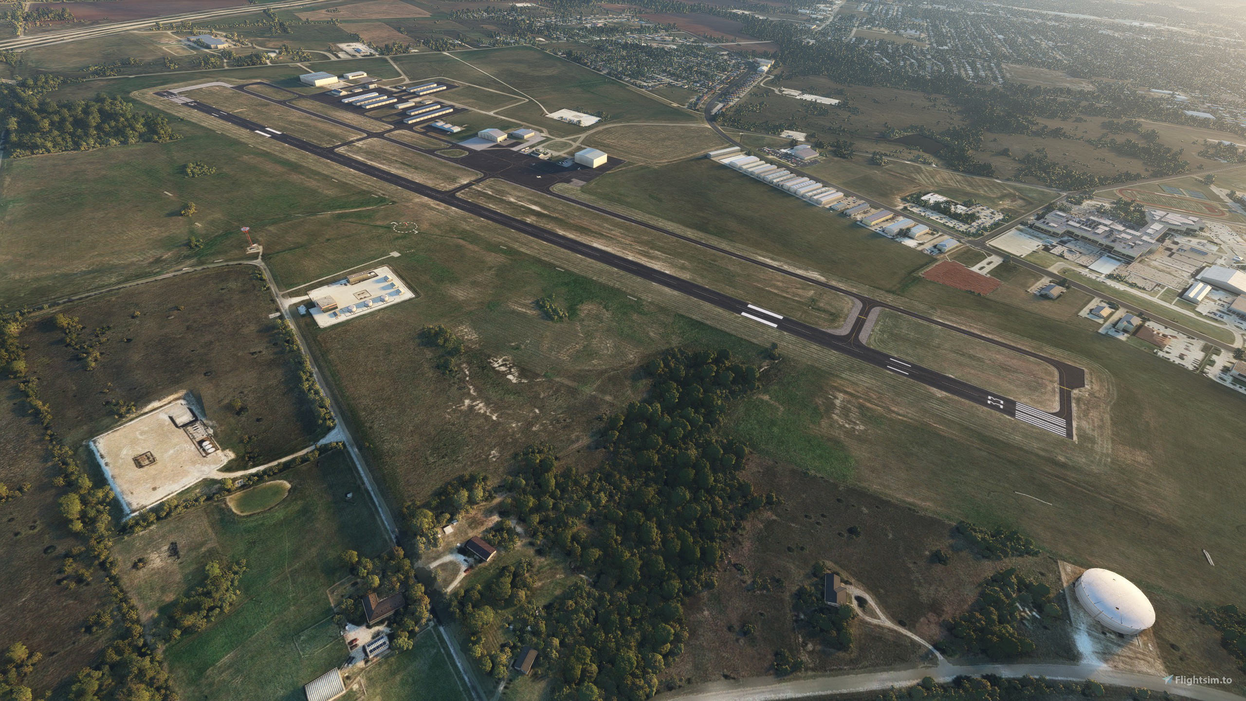 Cleburne Regional Airport KCPT for Microsoft Flight Simulator MSFS