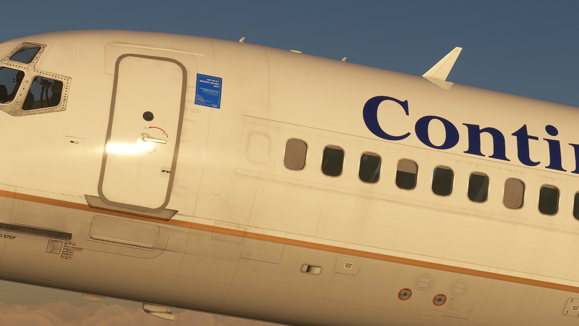 Continental (N18835) Fly Maddog X MD82 - 8K - Aircraft Liveries