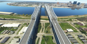 Crescent Bridges New Orleans LA thumbnail 4