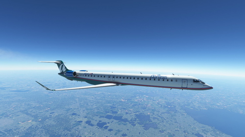 CRJ1000 AirTran livery