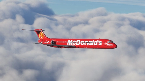 Crossair Mcdonald's (HB-IUH) Fly Maddog X MD82 - 8K