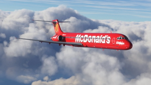 Crossair Mcdonald's (HB-IUH) Fly Maddog X MD82 - 8K thumbnail 4