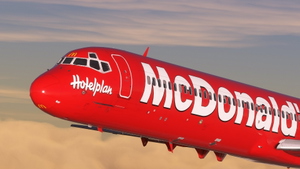 Crossair Mcdonald's (HB-IUH) Fly Maddog X MD82 - 8K thumbnail 6