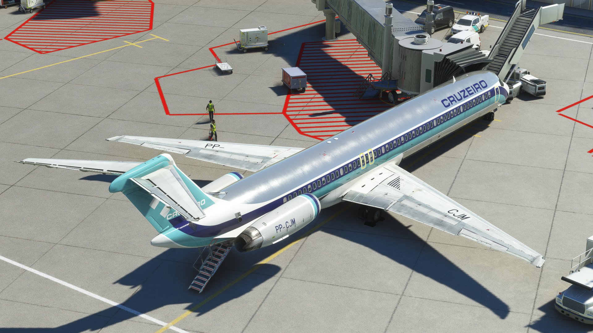 Cruzeiro MD-82 PP-CJM Maddog X - Aircraft Liveries for MSFS