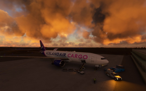 CS 777F Icelandair Cargo Magenta
