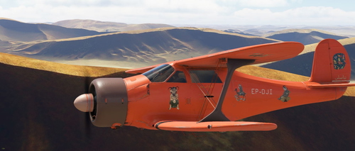 D17 Staggerwing EP-DJI Persian Gurkani