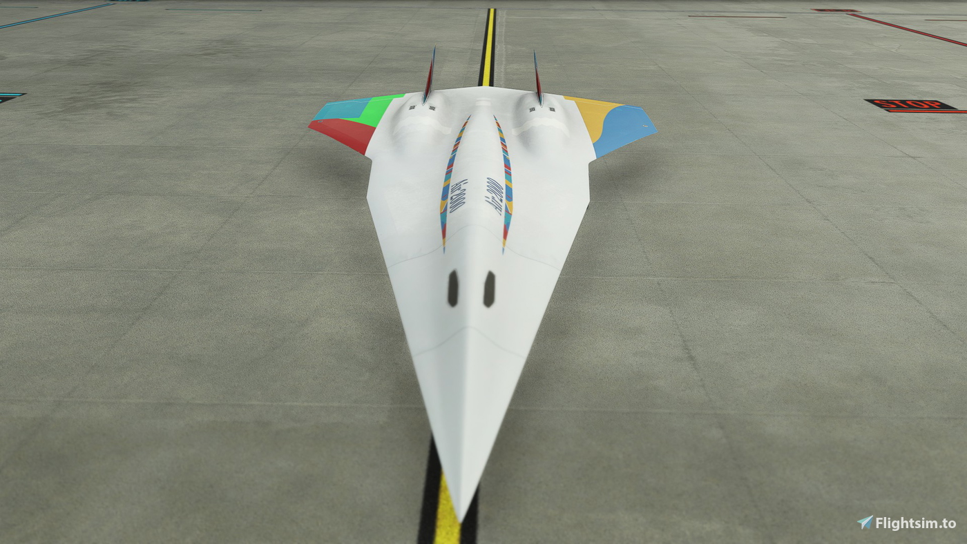Darkstar SR-72 Air 2000 Tapestry for Microsoft Flight Simulator | MSFS