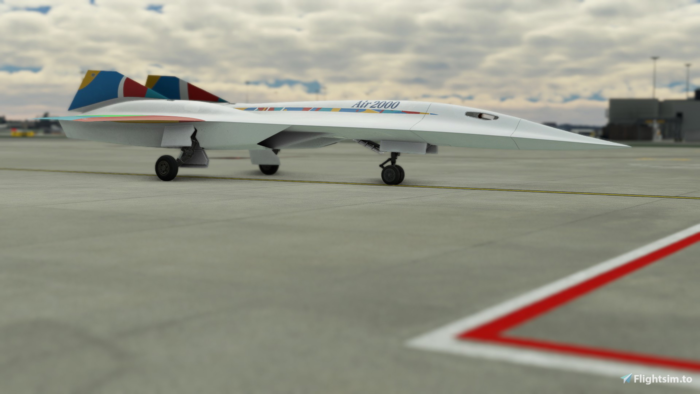 Darkstar SR-72 Air 2000 Tapestry for Microsoft Flight Simulator | MSFS