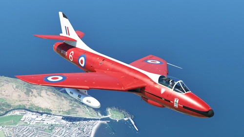 Dave Garwood - Hawker Hunter F6 RAF Empire Test Pilots' School XF375