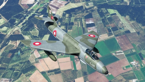 Dave Garwood - Hawker Hunter F6 Royal Danish AF E-425