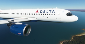 Delta Air Lines "2007 livery" Airbus A320 Neo thumbnail 4