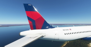 Delta Air Lines "2007 livery" Airbus A320 Neo thumbnail 3
