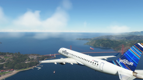 E-190 jetBlue Barcode