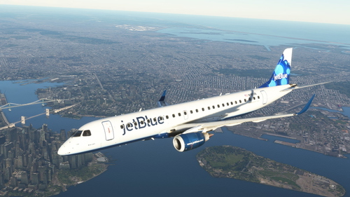 E-190 jetBlue Blueberries