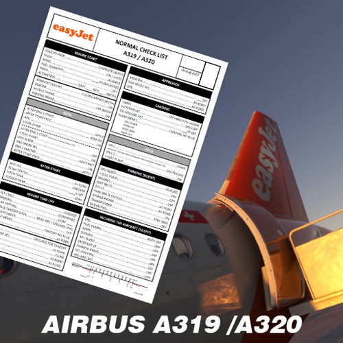 easyJet checklist Airbus A320 / A319 