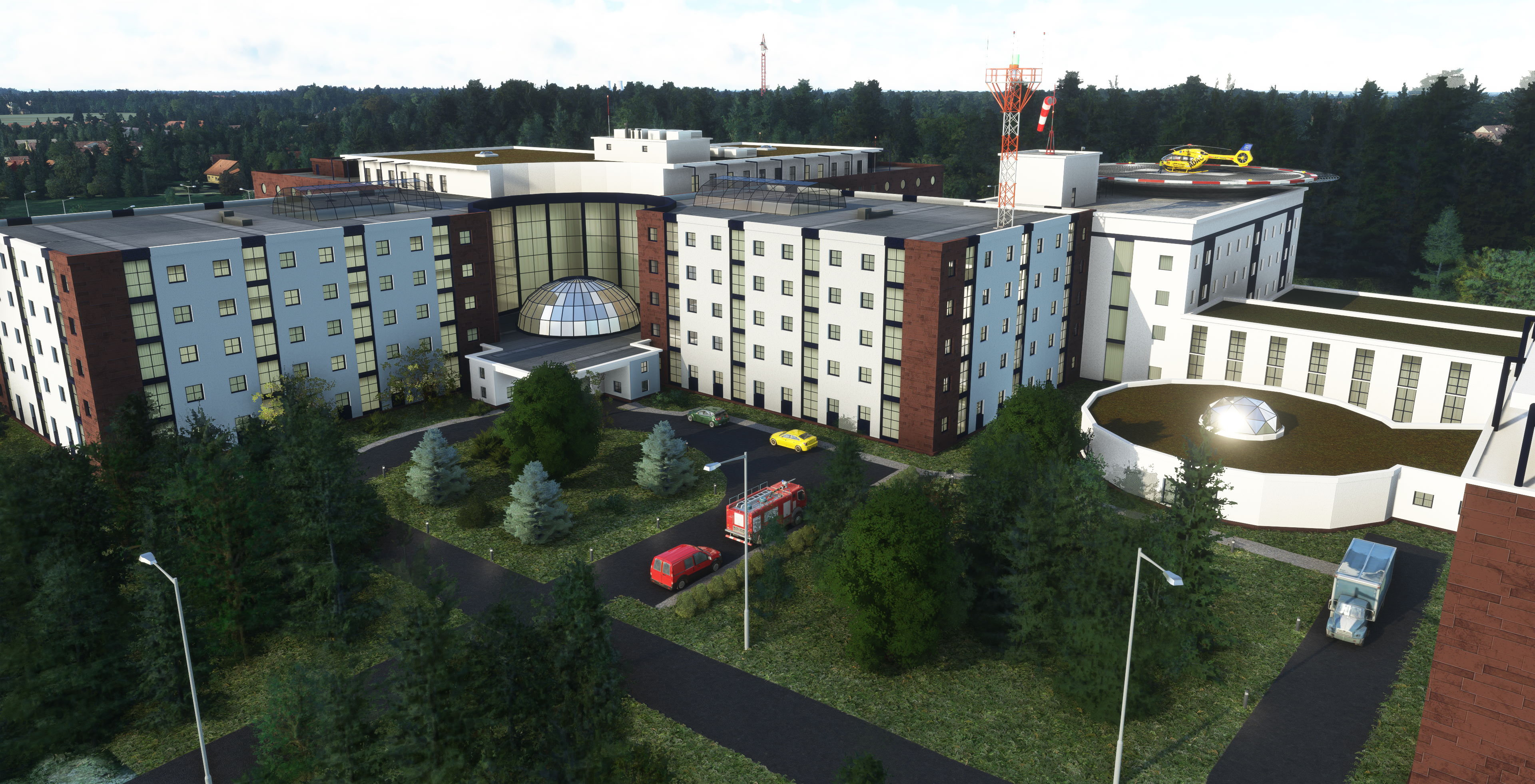 EDL2 - Herzzentrum Leipzig (Heart Clinic) (GER, Rooftop Helipad) - Image 1