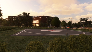 EDL2 - Herzzentrum Leipzig (Heart Clinic) (GER, Rooftop Helipad) thumbnail 3