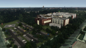 EDL2 - Herzzentrum Leipzig (Heart Clinic) (GER, Rooftop Helipad) thumbnail 4