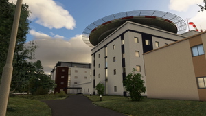 EDL2 - Herzzentrum Leipzig (Heart Clinic) (GER, Rooftop Helipad) thumbnail 5