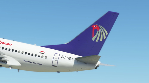 EgyptAir 737-600 SU-GBJ PMDG