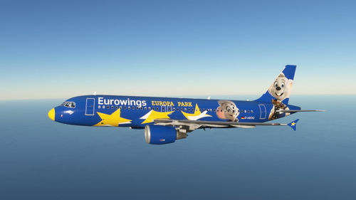 Eurowings "Europa Park" D-ABDQ (8K/4K) - Fenix A320