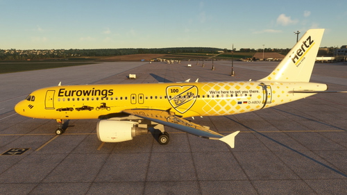 Eurowings "Hertz" D-ABDU (8K/4K) - Fenix A320