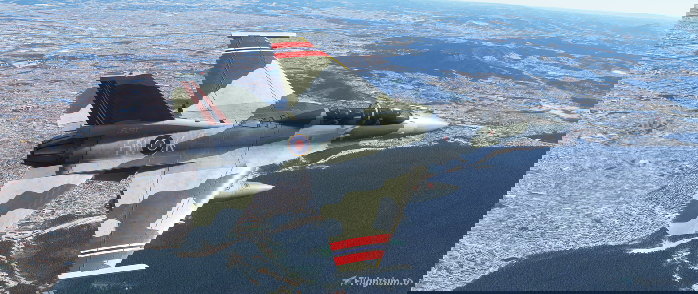 F-16 Royal Norwegian Air Force 691 for Microsoft Flight Simulator | MSFS