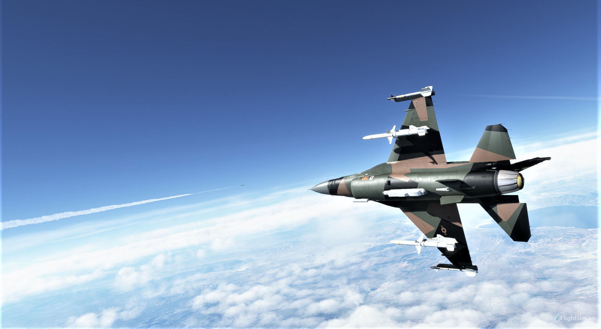 F-16C 18th Aggressor Squadron - BDU Splinter Skin per