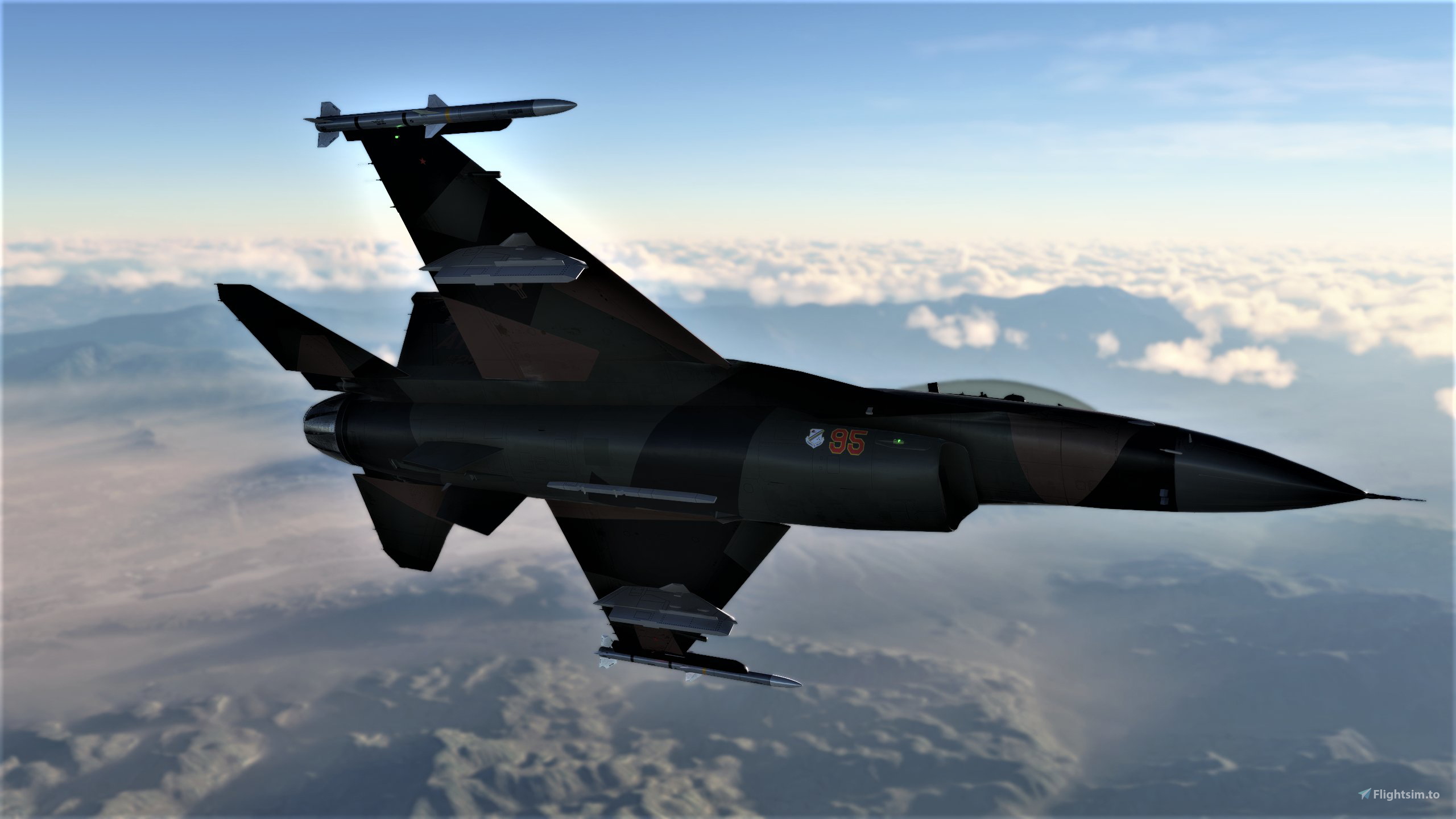 F-16C 18th Aggressor Squadron - BDU Splinter Skin for