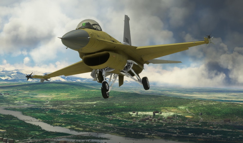F-16V "Four of a kind Yellow Viper" #6666 test flight
