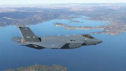 F-35A Lightning II - A35-029 No. 75 Squadron. 
