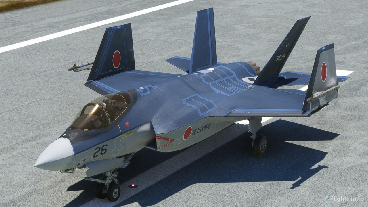 F-35C JMSDF 22sq [Fictional] for Microsoft Flight Simulator | MSFS