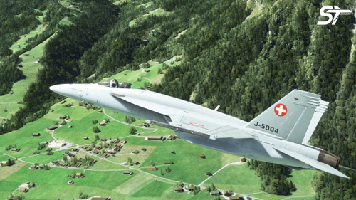 F/A-18 Hornet Swiss Air Force J-5004