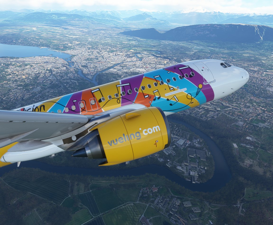 [A32NX] FBW A320 NEO VUELING EUROVISION 2022 - Image 1