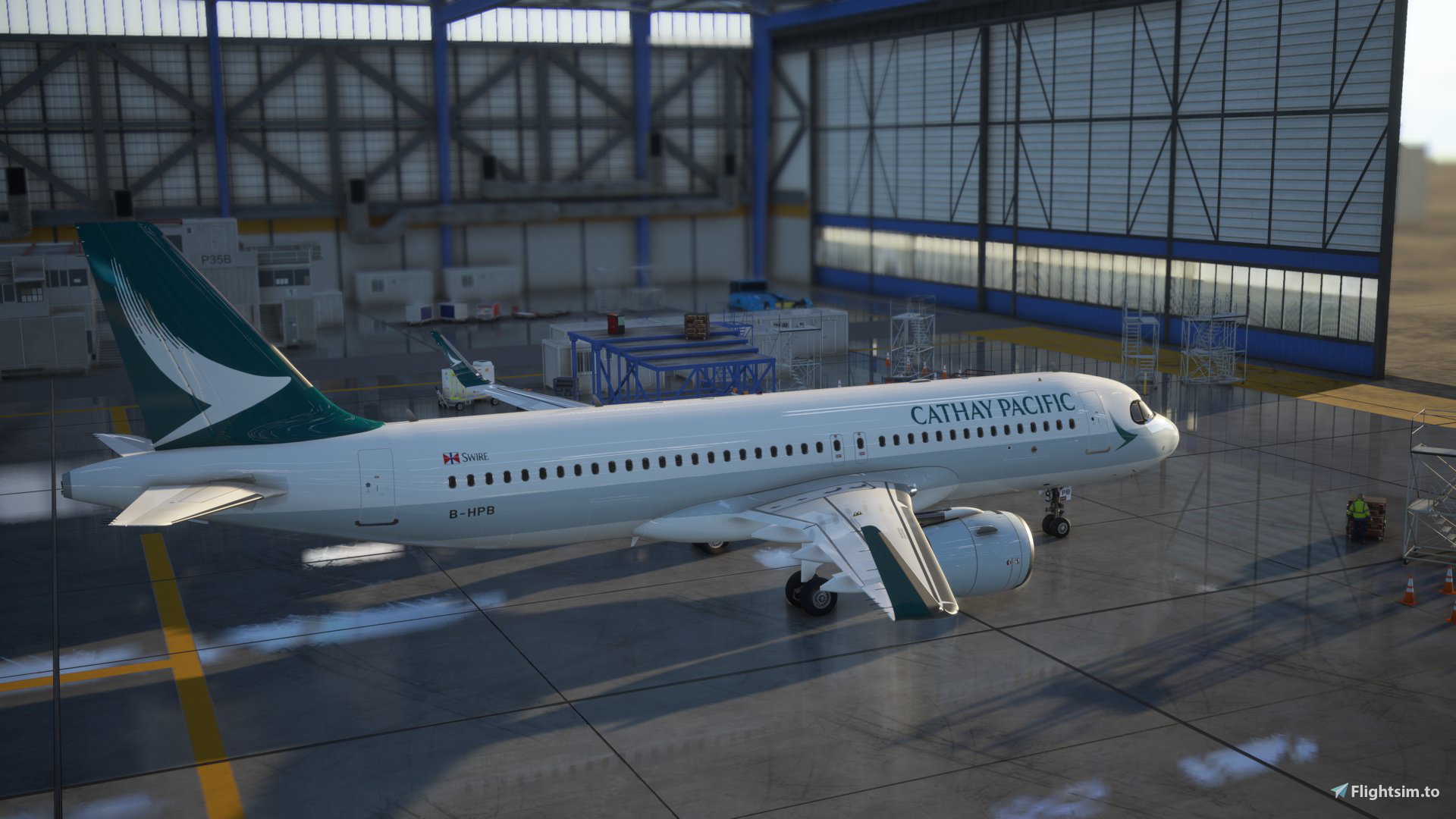FBW A32NX Cathay Pacific B-HPB 8K Livery - Image 1