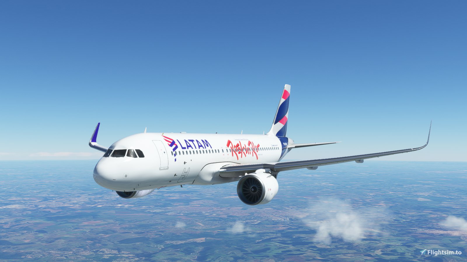 [A32NX] Fbw Latam rock in rio [8k] PR-MYM - Image 1