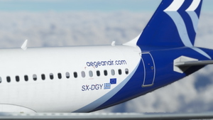 Fenix A320 | [4K] Aegean Airlines (SX-DGY) w/Cabin thumbnail 4
