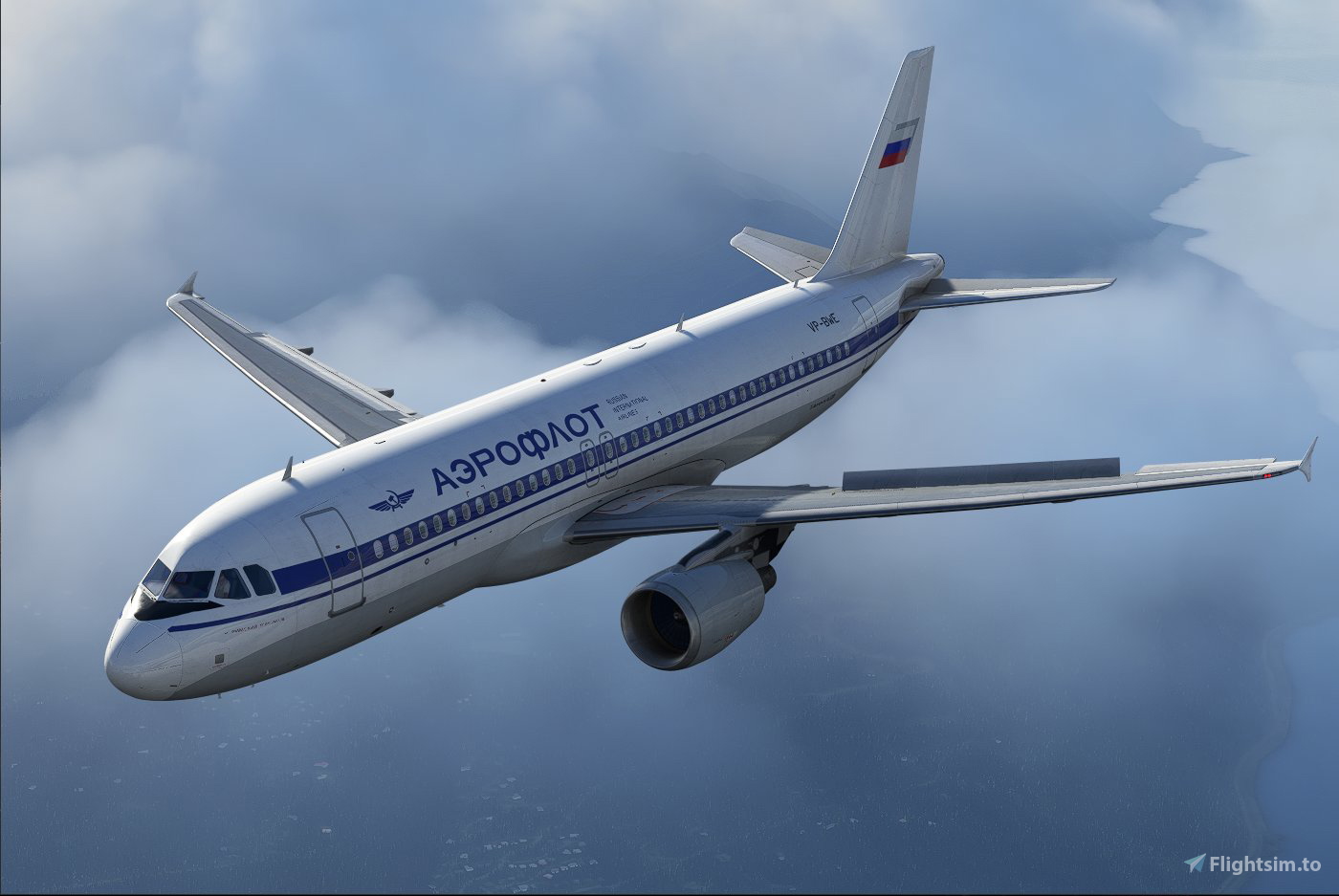 Fenix A320 | Aeroflot (Retro) (Fictional) | VP-BWE | 8K | 4K para