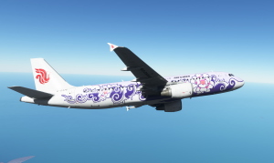 Fenix A320 Air China Purple Peony B-2376 thumbnail 4