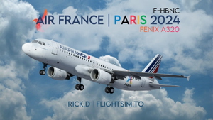 ✈️ Fenix A320 | Air France | Paris 2024 | F-HBNC [8K]&nbsp; thumbnail 1