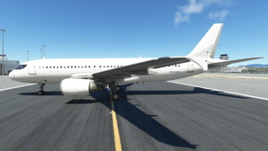 Fenix A320 All White (with mask) - Blender Paintkit thumbnail 1