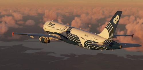 Fenix A320 Aurora with cabin (4K-8K)
