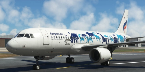 Fenix A320 | Bangkok Airways - United for Wlidlife | HS-PPH
