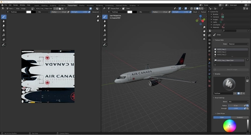 FENIX A320 Blender Paintkit