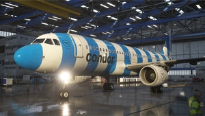 FENIX A320 | Condor (D-AICU) 'Sea Livery' thumbnail 8