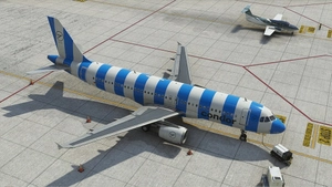 FENIX A320 | Condor (D-AICU) 'Sea Livery' thumbnail 6