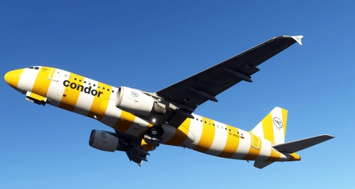 FENIX A320 | Condor 'Sunshine' Livery | D-AICU [8K] Cabin Seats
