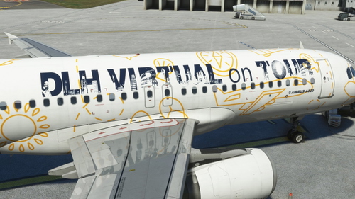Fenix A320 DLH Virtual livery